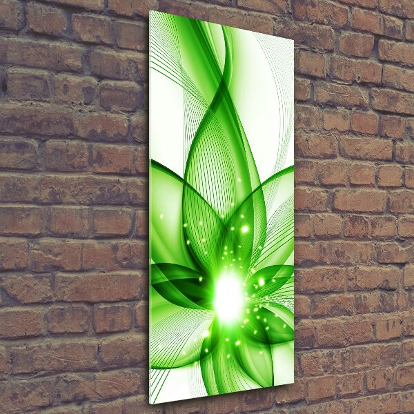 Verticaal glasschilderij Abstractie
