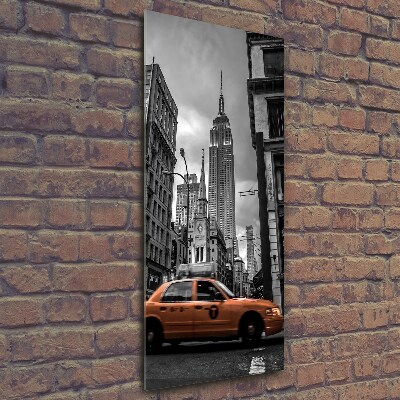 Verticale foto op glas New York