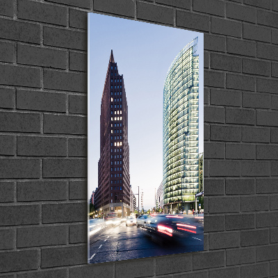 Verticale glasfoto Wolkenkrabbers