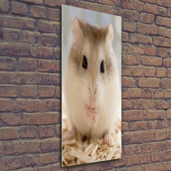 Verticale foto op glas Hamster