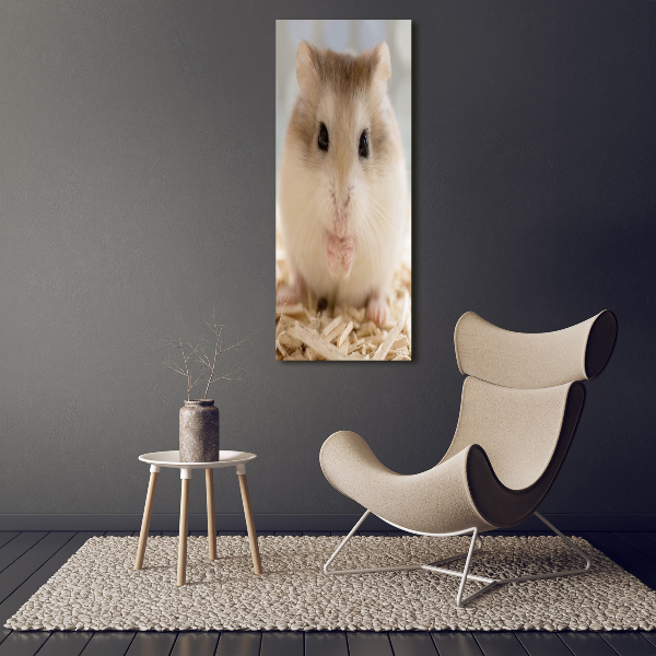 Verticale foto op glas Hamster