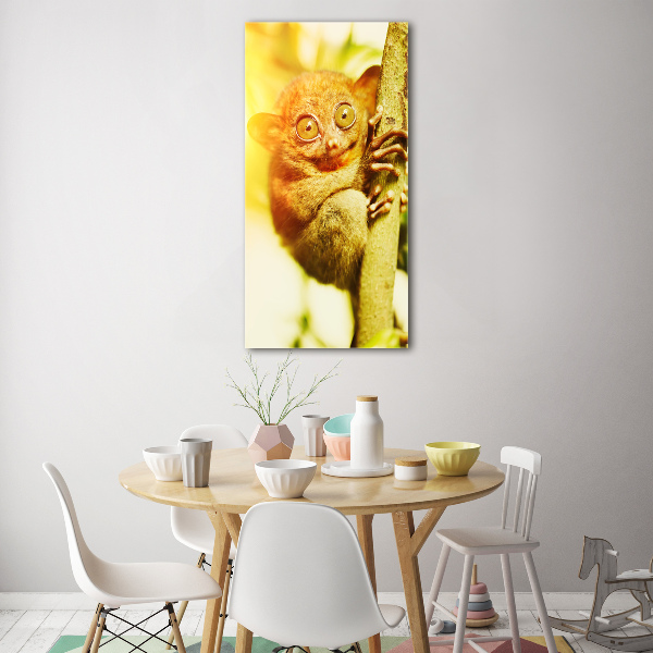 Verticale glasfoto Spooktarsier
