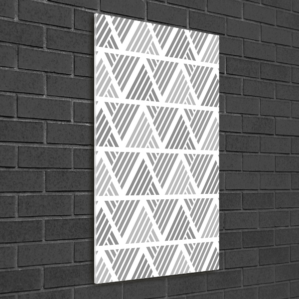 Verticale glasfoto Geometrische achtergrond