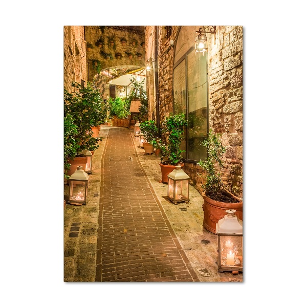 Verticale glasfoto Umbrië, Italië