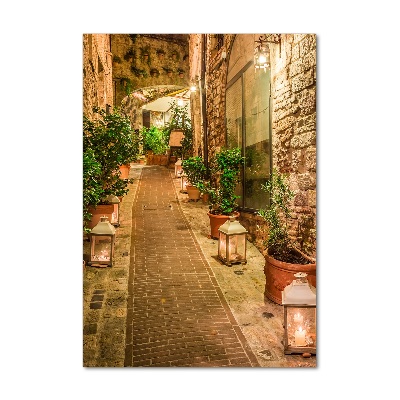 Verticale glasfoto Umbrië, Italië