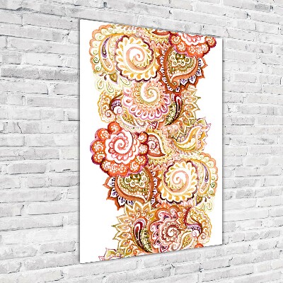 Verticale foto op glas Ornamenten