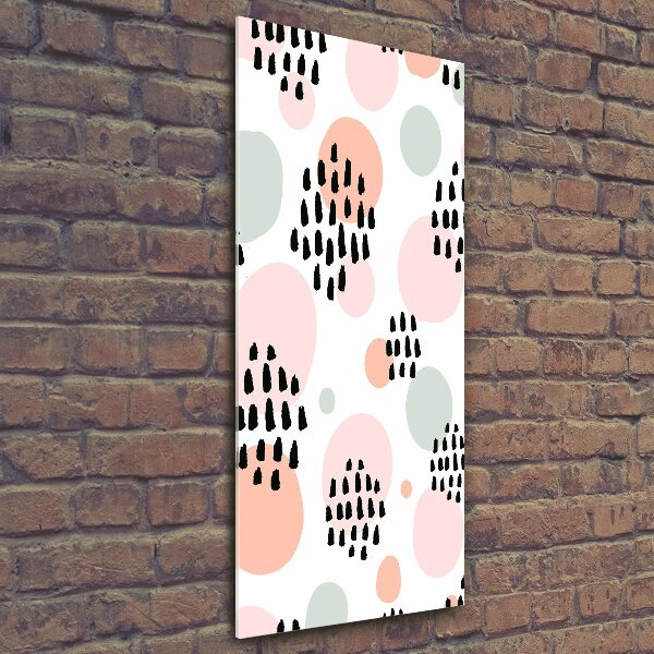 Verticale foto op glas Abstracte achtergrond