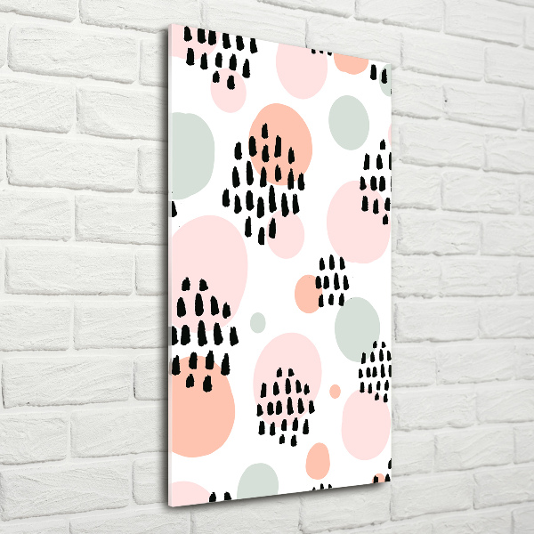 Verticale foto op glas Abstracte achtergrond