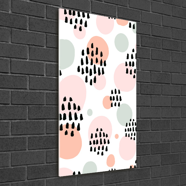 Verticale foto op glas Abstracte achtergrond