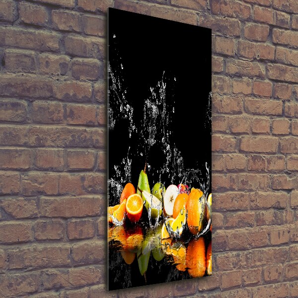 Verticale glasfoto Fruit