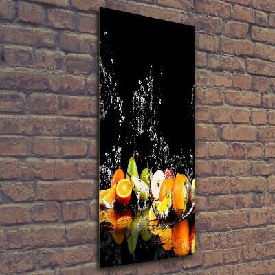 Verticale glasfoto Fruit