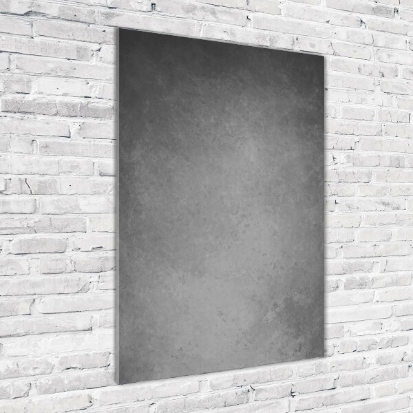 Verticale glasfoto Betonnen achtergrond
