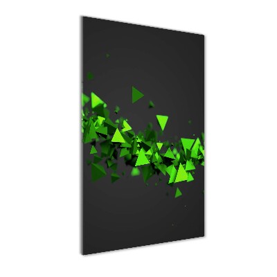 Verticale glasfoto Geometrische golf