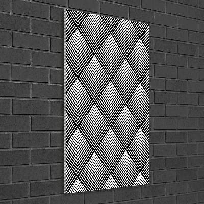 Verticale glasfoto Geometrische achtergrond