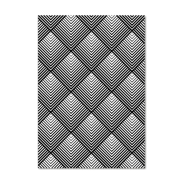 Verticale glasfoto Geometrische achtergrond