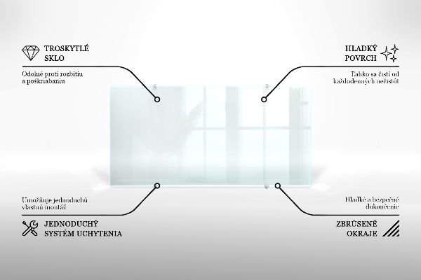 Glazen achterwand keuken Transparant 