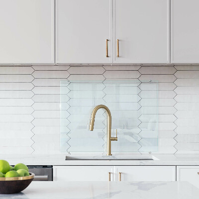 Glazen achterwand keuken Transparant 