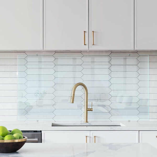 Glazen achterwand keuken Transparant 