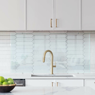 Glazen achterwand keuken Transparant 