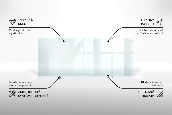 Glazen achterwand keuken Transparant 