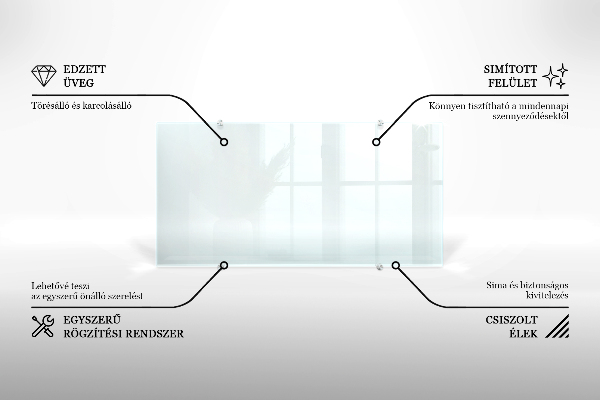 Glazen achterwand keuken Transparant 