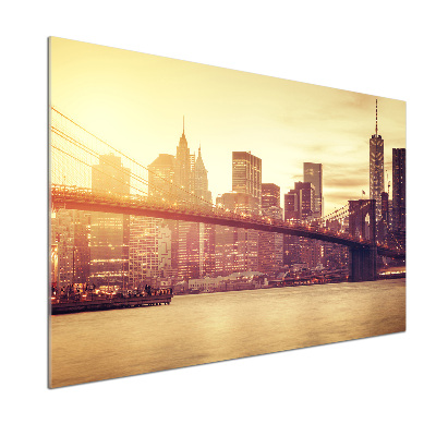 Glazen achterwand keuken Manhattan, New York