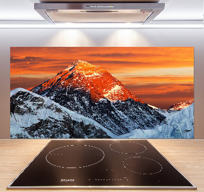Glazen achterwand keuken Everesttop