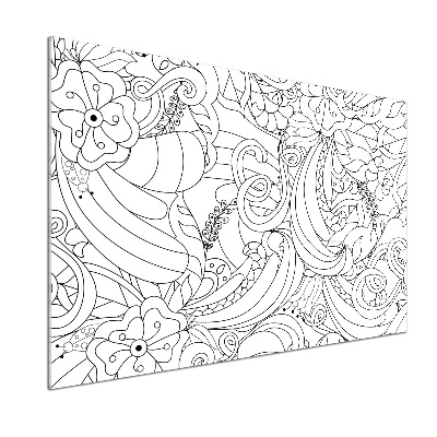 Spatscherm keuken Ornamenten