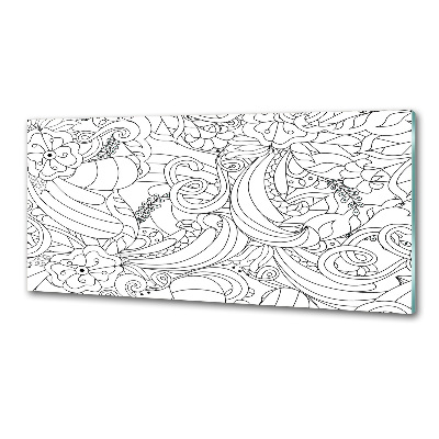 Spatscherm keuken Ornamenten