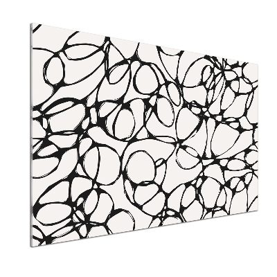 Achterwand keuken Chaotische cirkels