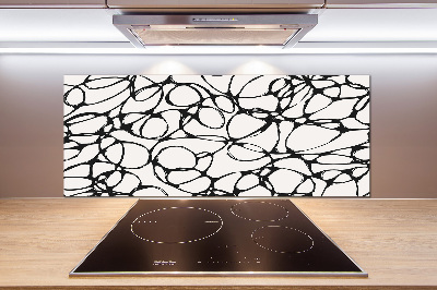 Achterwand keuken Chaotische cirkels