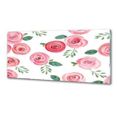 Spatplaat keuken Rozen