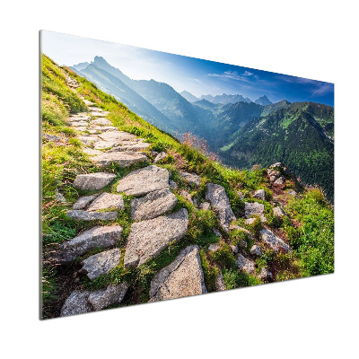 Keuken achterwand Zonsopgang in het Tatragebergte