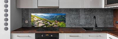 Keuken achterwand Zonsopgang in het Tatragebergte