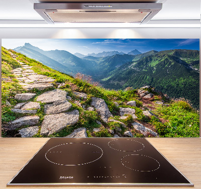 Keuken achterwand Zonsopgang in het Tatragebergte