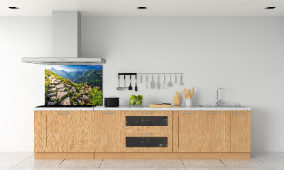 Keuken achterwand Zonsopgang in het Tatragebergte