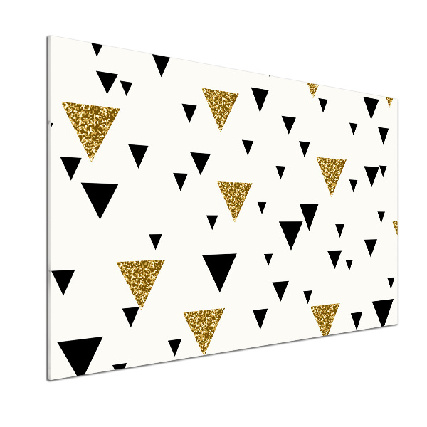 Spatplaat keuken Achtergrond met driehoeken