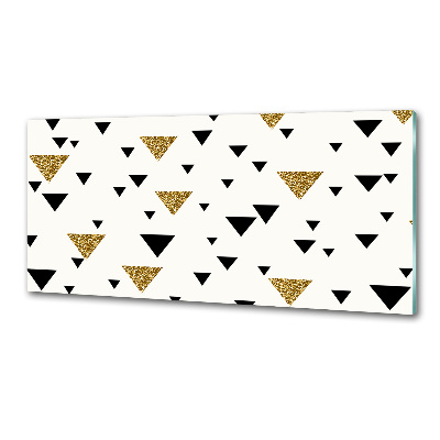 Spatplaat keuken Achtergrond met driehoeken