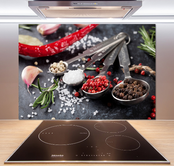 Spatplaat keuken Kruiden en specerijen