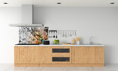 Glazen achterwand keuken Paardenbloemzaden