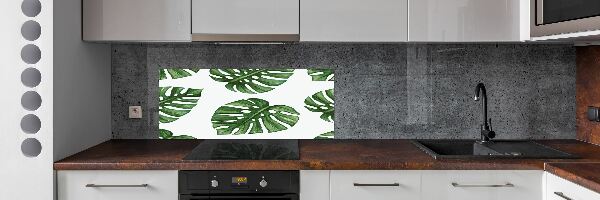 Spatplaat keuken Monstera