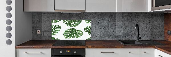 Spatplaat keuken Monstera