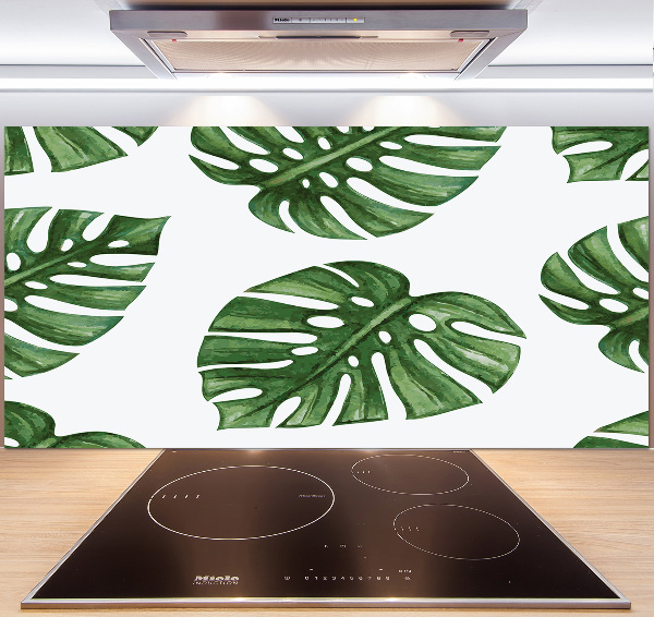 Spatplaat keuken Monstera