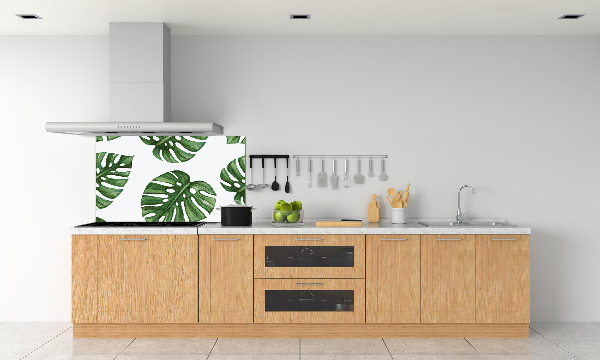 Spatplaat keuken Monstera