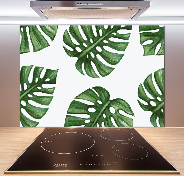 Spatplaat keuken Monstera