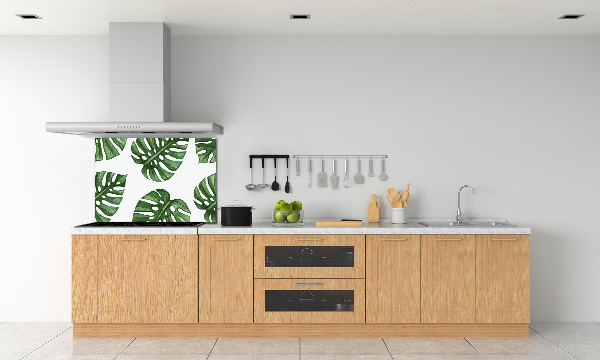 Spatplaat keuken Monstera