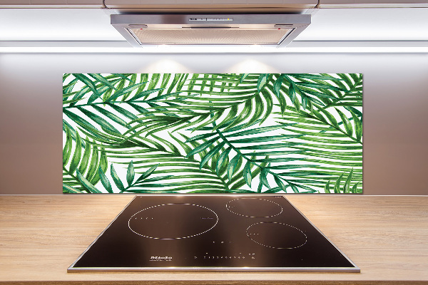 Keuken achterwand Palmbladeren