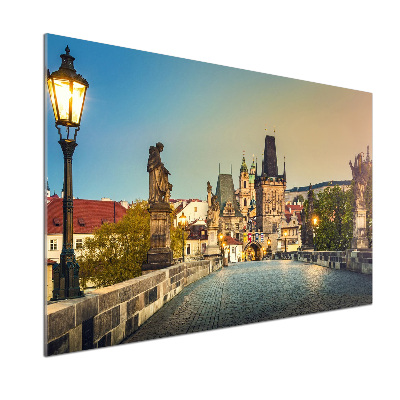 Achterwand keuken Praagse brug, Tsjechië