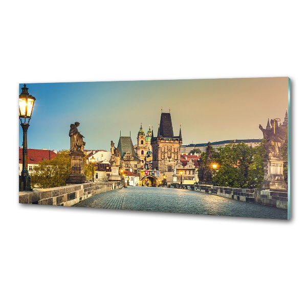 Achterwand keuken Praagse brug, Tsjechië