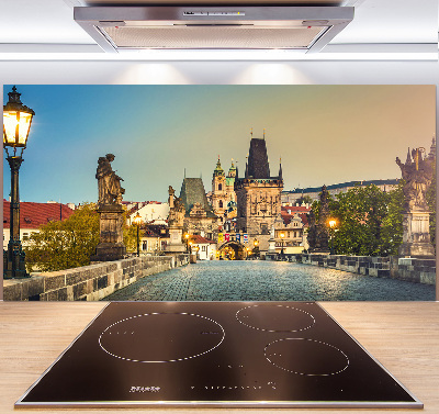 Achterwand keuken Praagse brug, Tsjechië